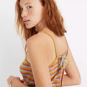Madewell Tie Back Ribbed Tank